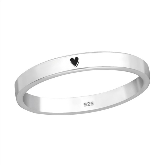 Sterling Silver Heart Ring - Picture 1 of 11